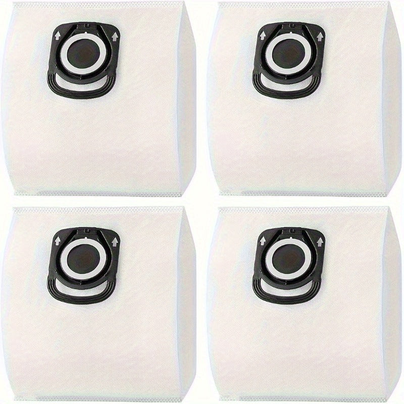 Set of 4 HEPA Cloth Vacuum Bags for Upright and Canister Cleaners