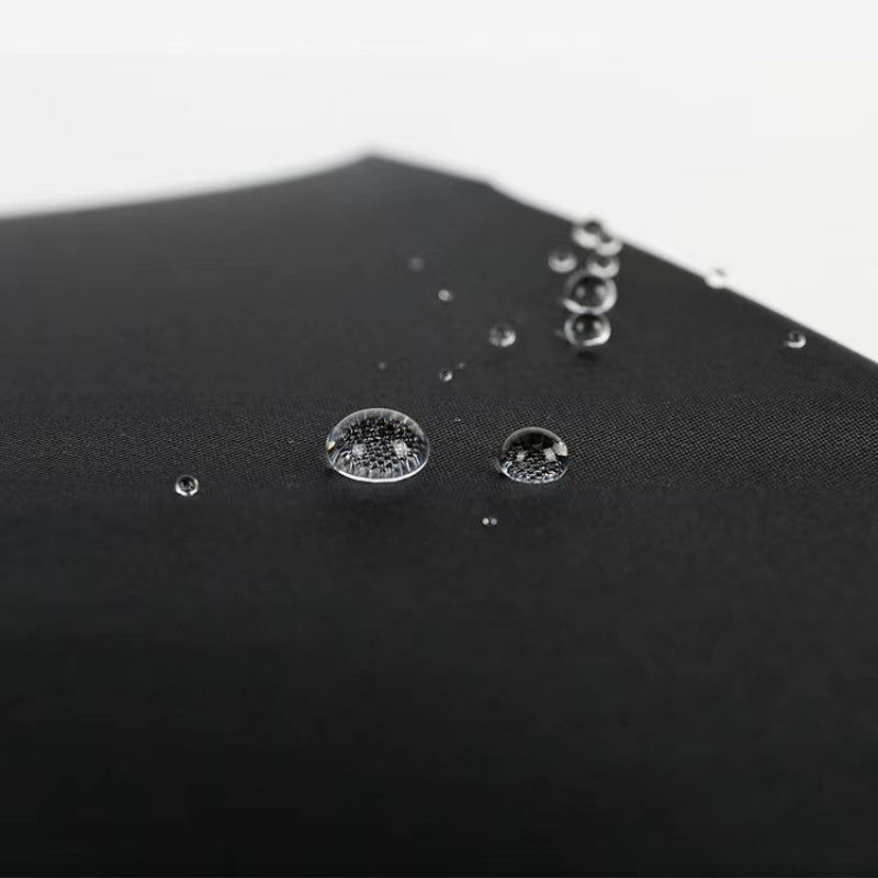 Men's Automatic Folding Umbrella Waterproof Windproof Sun Protection Solid Color