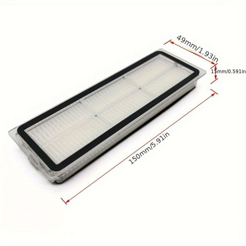 Dreame L10 Prime va L10S Pro robot tozalagichlari uchun aksessuar to'plami 14 ta qismdan iborat: rolik, yon cho'tka, HEPA filtri va mopa padlari.