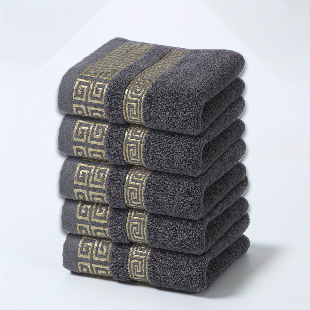 Cotton Hand Towels Soft Absorbent Embroidered for Couples or Valentine's 34x75cm or 50x100cm