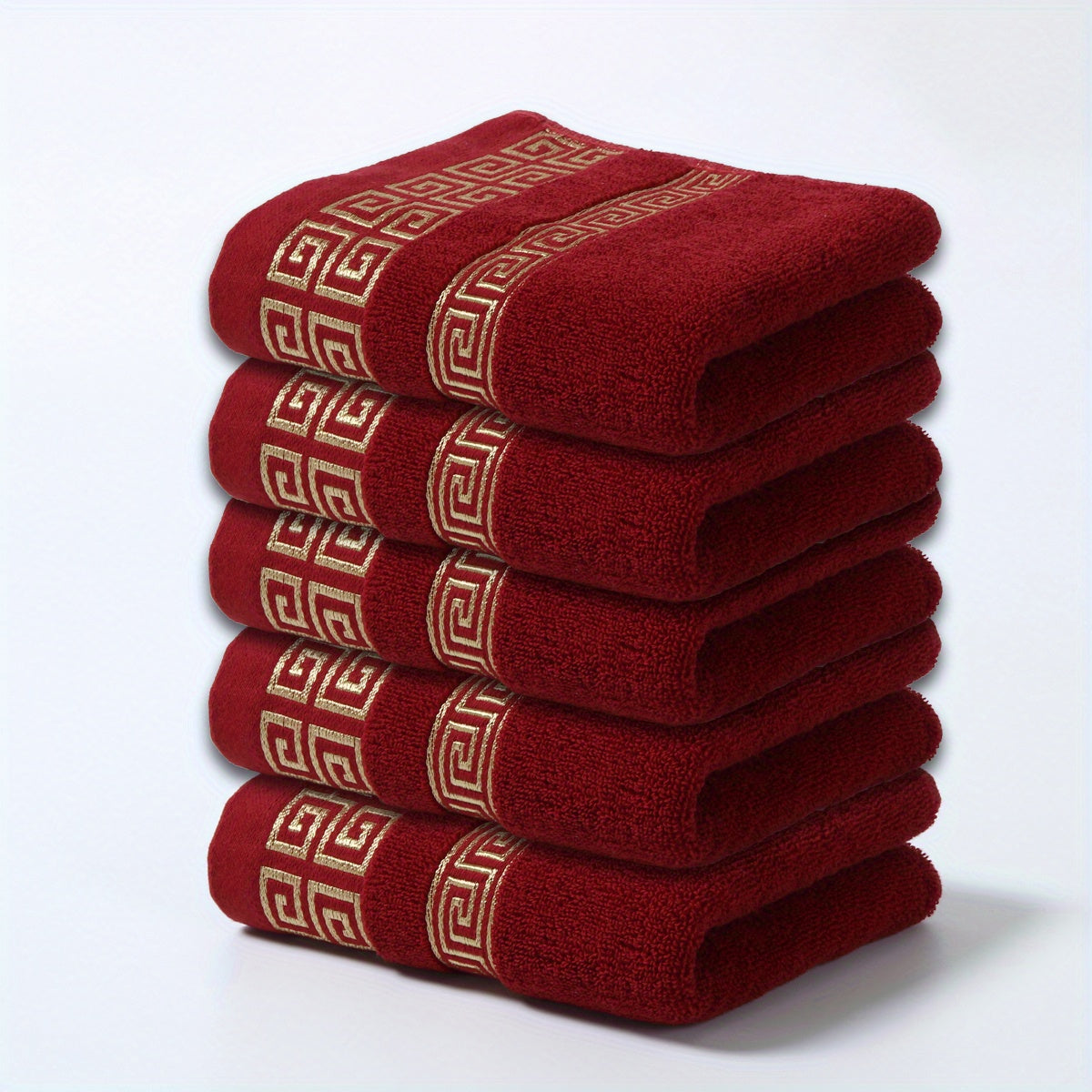 Cotton Hand Towels Soft Absorbent Embroidered for Couples or Valentine's 34x75cm or 50x100cm