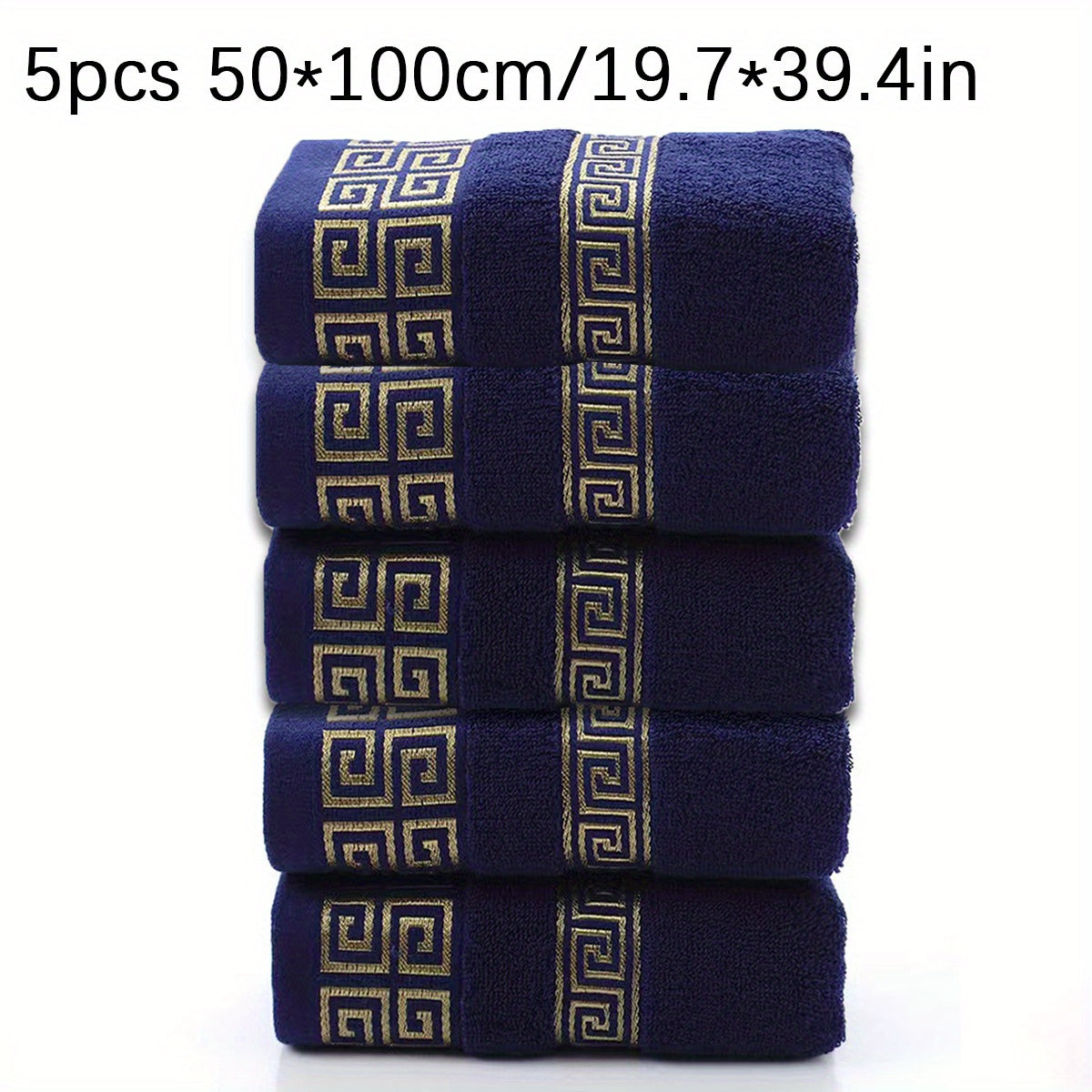 Cotton Hand Towels Soft Absorbent Embroidered for Couples or Valentine's 34x75cm or 50x100cm