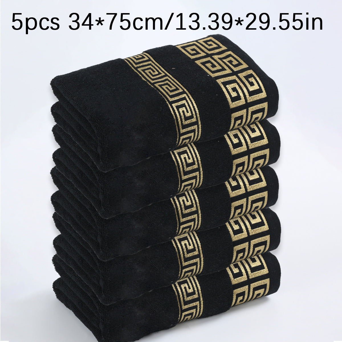 Cotton Hand Towels Soft Absorbent Embroidered for Couples or Valentine's 34x75cm or 50x100cm