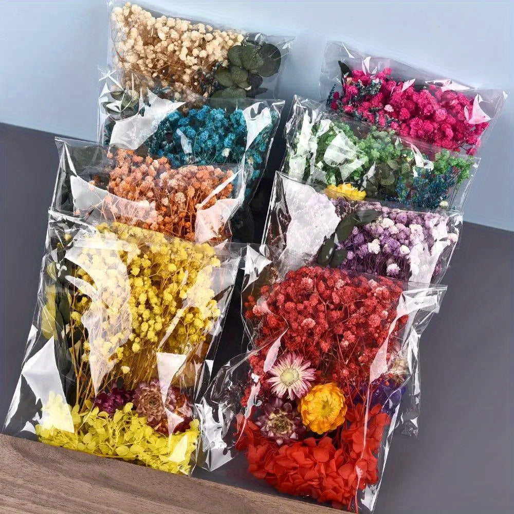 Dried Flowers Craft Kit for Epoxy Resin Art Natural Preserved Flowers for Adults and Teens