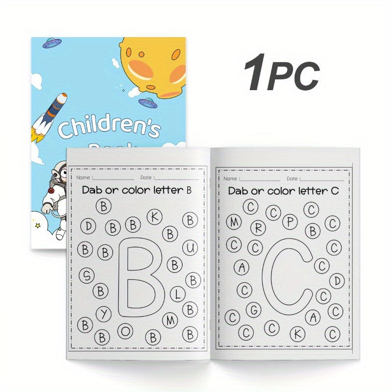 Children's Alphabet Coloring Book for Kids Ages 3-8 with Fun Letter Illustrations