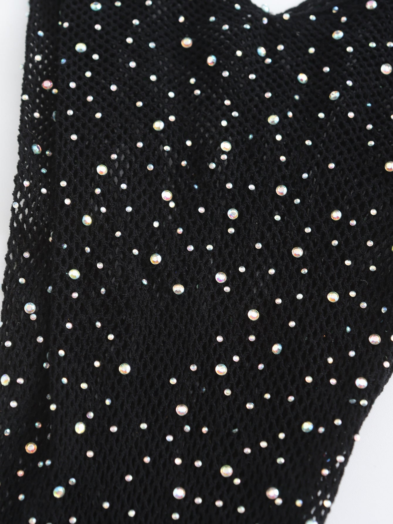 Ayollar uchun rhinestone bodysuit, ichki kiyim yoki ichki shimlarsiz, zamonaviy charm dizayni bilan.
