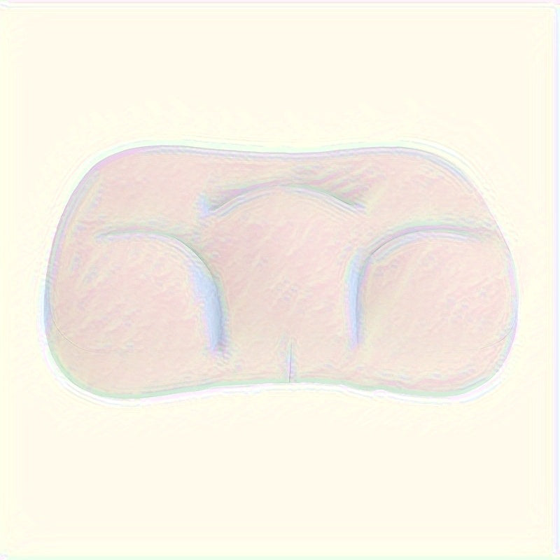 Medium Firm Polyester Neck Support Pillow for Sleeping Ergonomic Egg Shape Lightweight and Portable