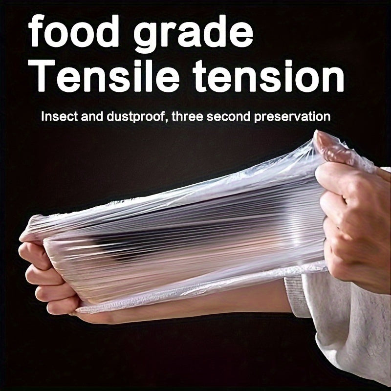 100 Pack Disposable Cling Film Wrap for Food Storage Leakproof Dustproof