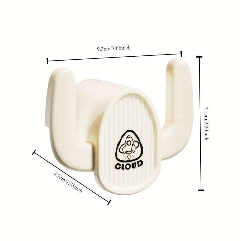 Wall-Mounted Slipper Rack Bathroom Shoe Organizer No Drilling Durable Plastic