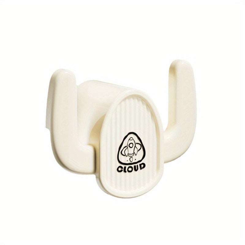 Wall-Mounted Slipper Rack Bathroom Shoe Organizer No Drilling Durable Plastic