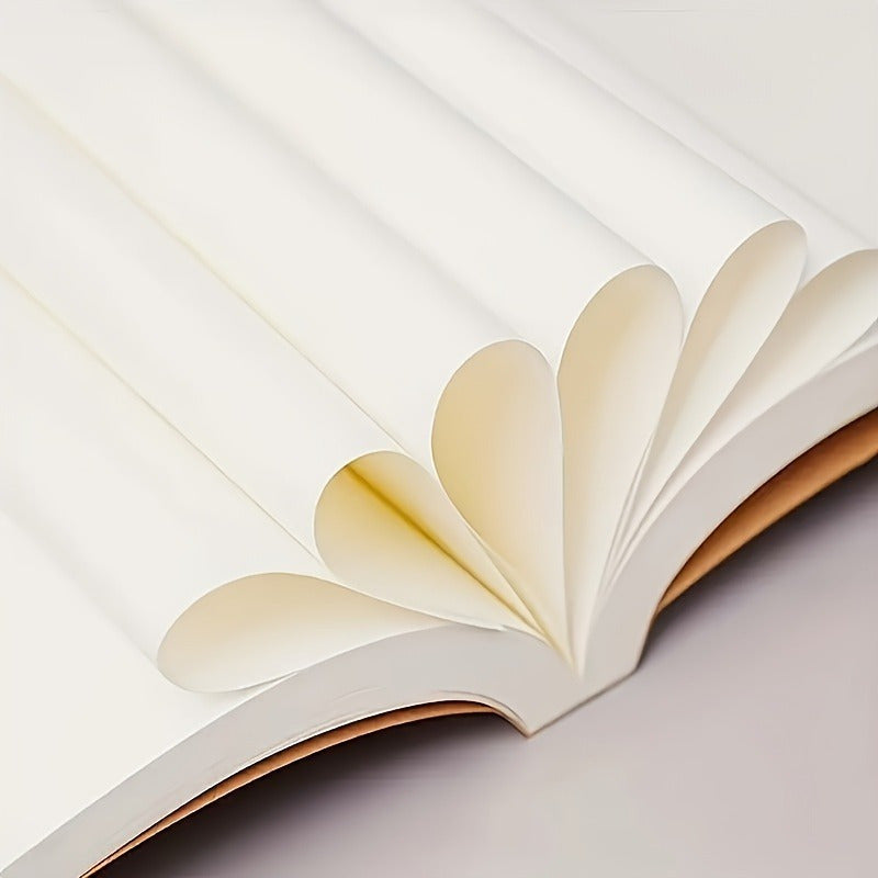 Толстый 256-страничный блокнот с дизайном в винтажном стиле и искусственной кожаной обложкой - отлично подходит для рисования, каракулей и офисного использования.