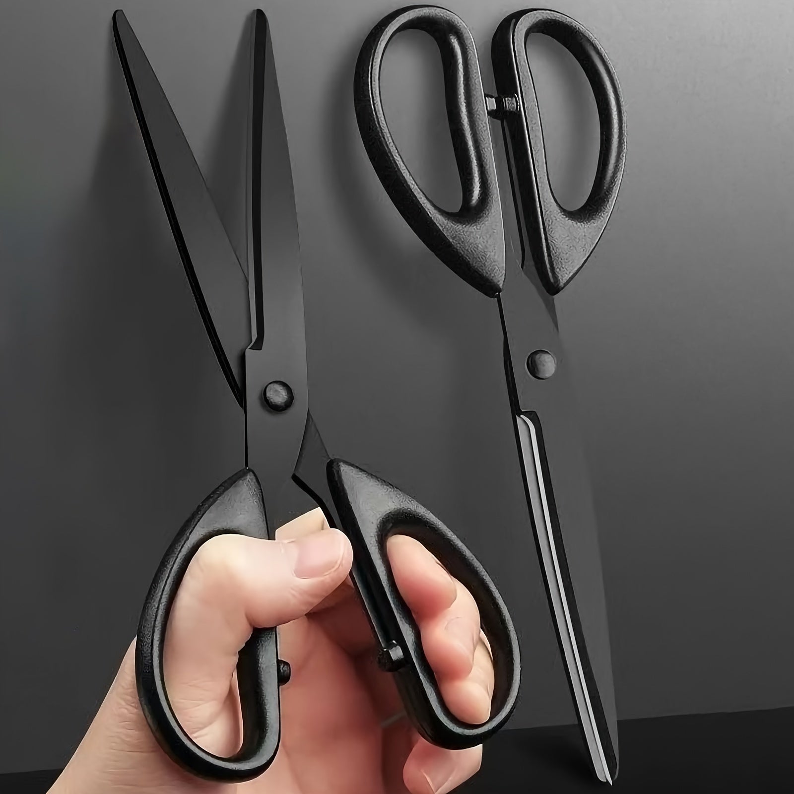 Stainless Steel Scissors for Ages 14+ Rust-Resistant Non-Stick Coating Home Office Art