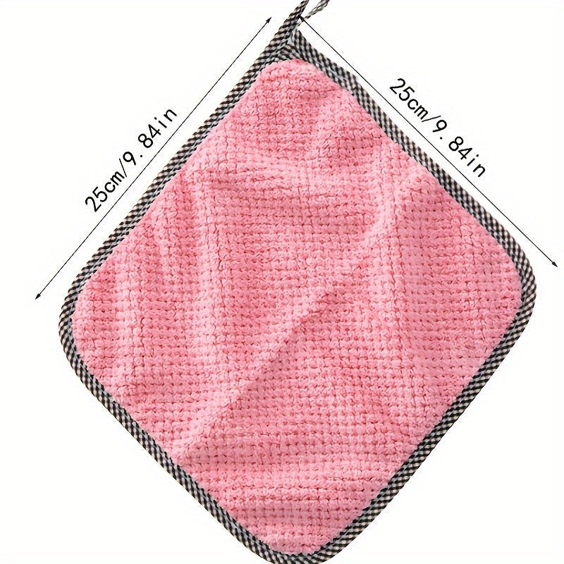 Kuchuk uchun 5 ta Ultra-Yumshoq, Oʻchmas Kvadrat Sochiqlar toʻplami, oshxona, hammom va avtomobilni tozalash uchun