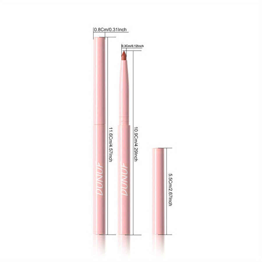 Набор матовых карандашей для губ для женщин, 12 штук, водостойкие, стойкие, долговечные