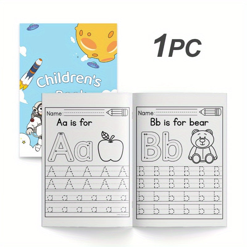 Educational Book for Kids Ages 5+ Alphabet Learning Activities English Language Development