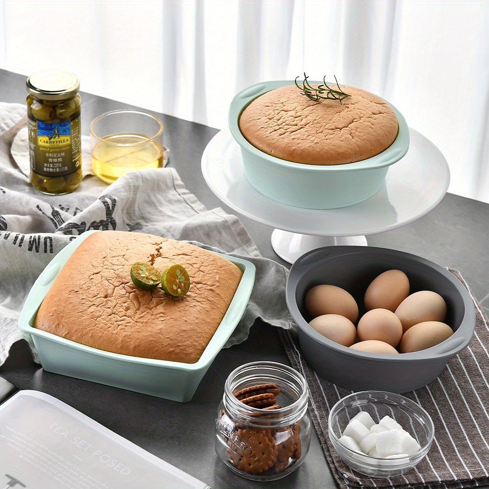 Silicone Cake Mold Non-Stick Baking Pan for Oven Bread Pastries 1 Piece