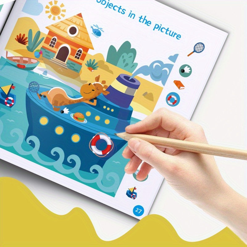 Children's Educational Chapter Book for Kids Age 5 Focus Cognitive Skills Learning