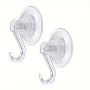 Clear Suction Cup Hooks for Bathroom Shower Kitchen Utility Strong Hangars for Towels