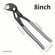 Набор водяных насосов и гаечных ключей для тяжелых условий с хромванадиевой сталью и большими кусачками