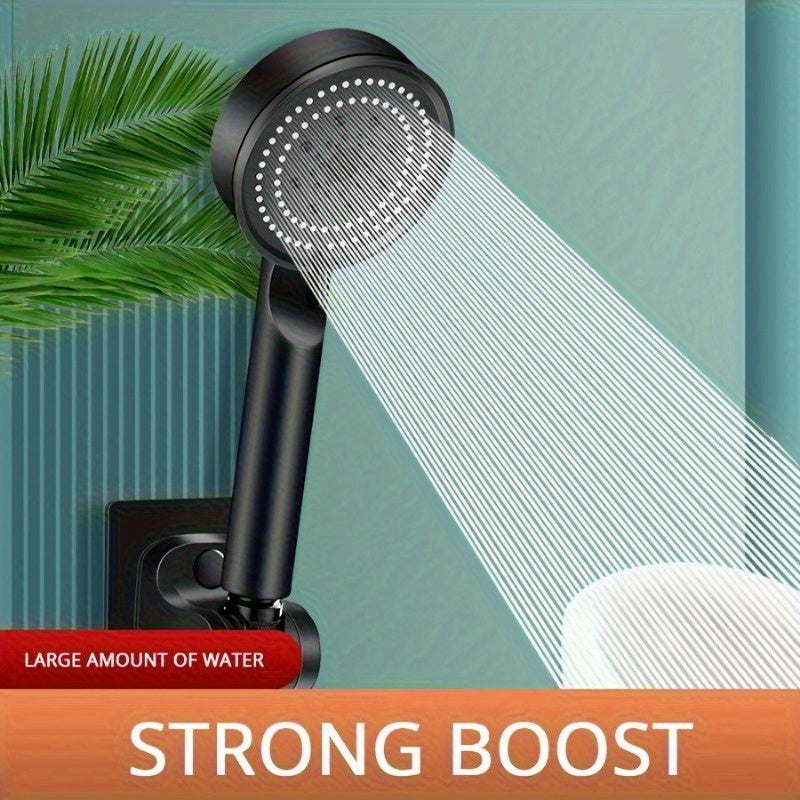 Water-Saving Shower Head with 5 Modes for Sensitive Skin Easy to Install No Batteries