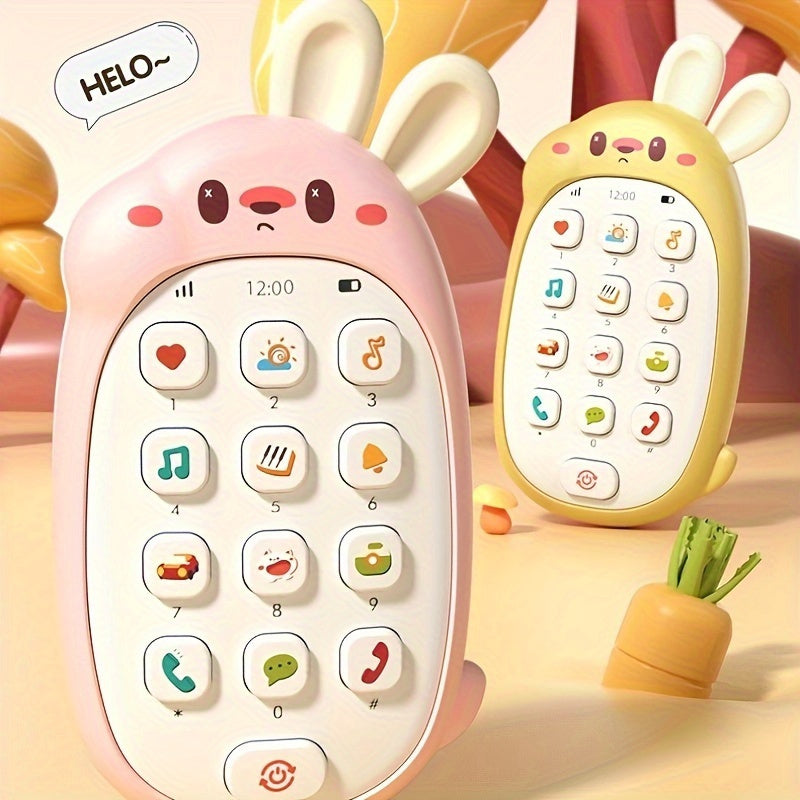 Kids Toy Phone for Toddlers Educational Interactive Music Safe Battery Operated