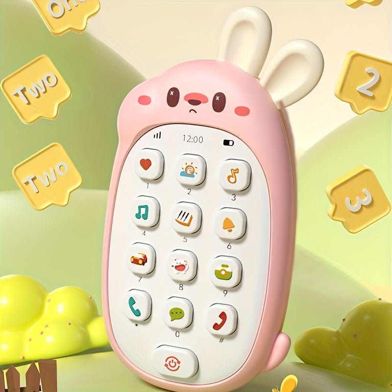 Kids Toy Phone for Toddlers Educational Interactive Music Safe Battery Operated