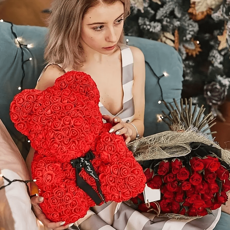 Multicolor Artificial Foam Rose Heads for Crafts Weddings Valentine's Day Decorations