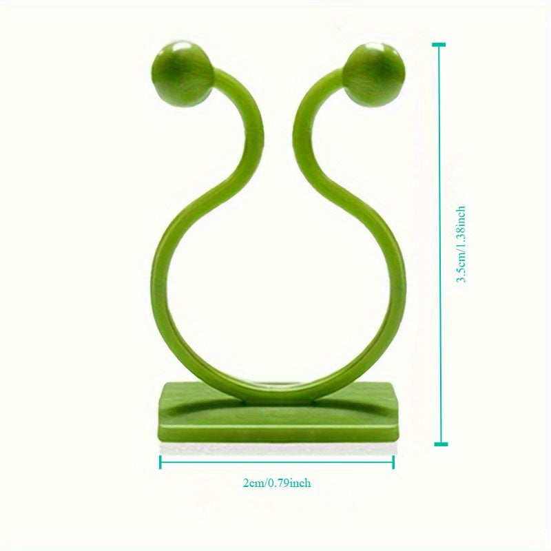 20 Pieces Plant Support Clips for Climbing Plants Garden Trellis Wall Vines PP