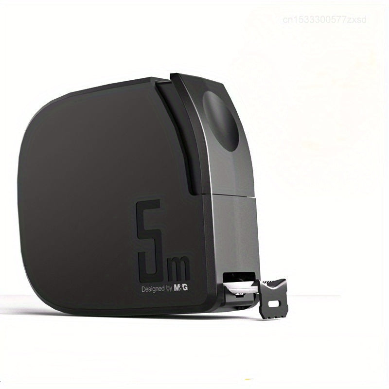 Yuqori aniqlik bilan 5M o'lchov qiladigan, yog'och ishlash va uyda foydalanish uchun mo'ljallangan portativ karbonli po'lat o'lchov lenta.