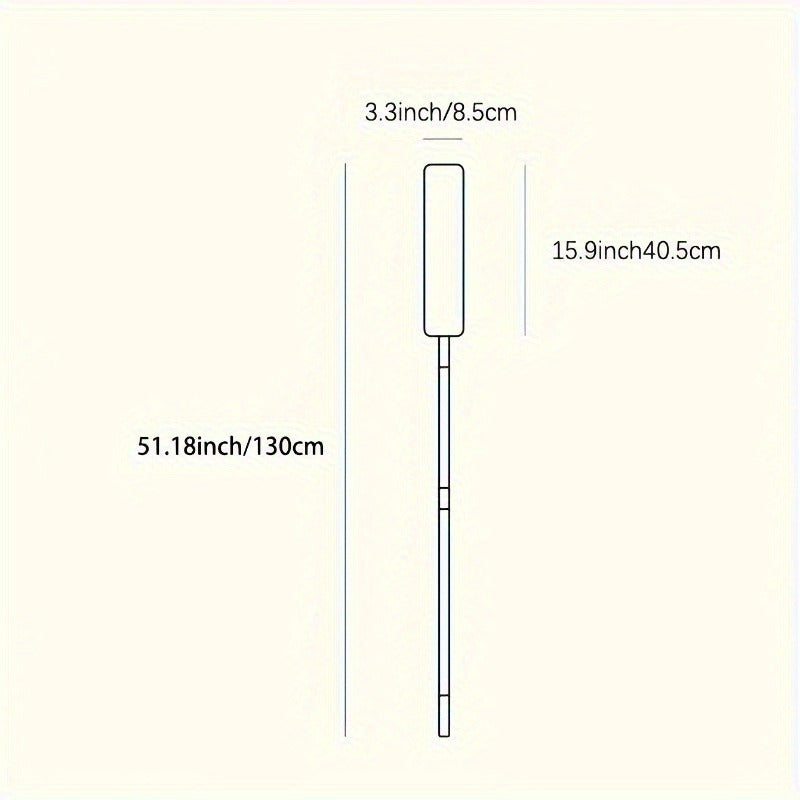 Sturdy Home Cleaning Tool with Retractable Crevice Brush for Sofa and Floor