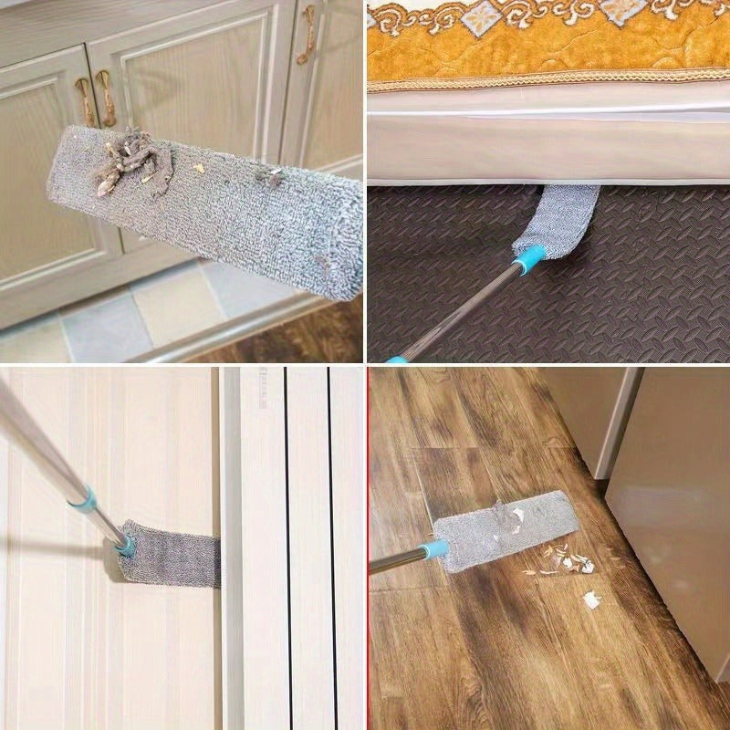 Sturdy Home Cleaning Tool with Retractable Crevice Brush for Sofa and Floor