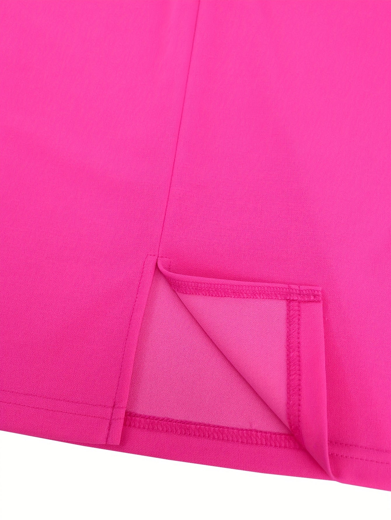 Women’s Color-Block V-Neck Sleeveless Midi Dress with Stretchy Fabric