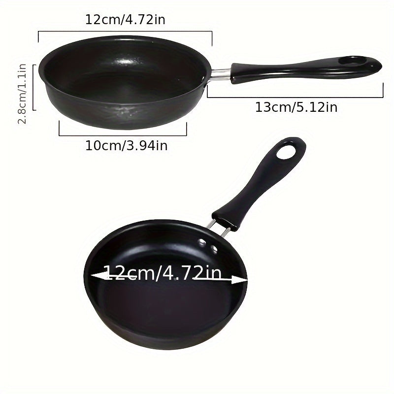 Non-Stick Frying Pan with Stainless Steel Handle for Induction and Gas Stoves