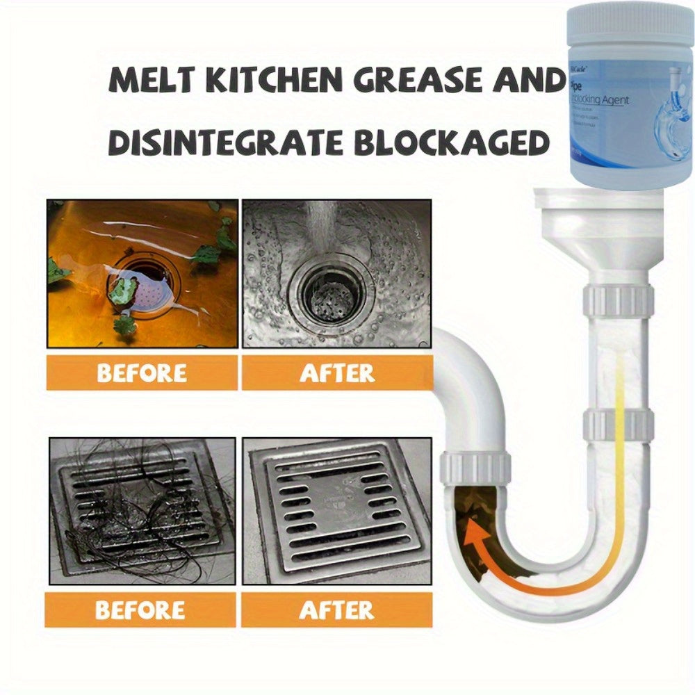 Drain Cleaner Powder 150g/350g for Unclogging Pipes and Odor Removal