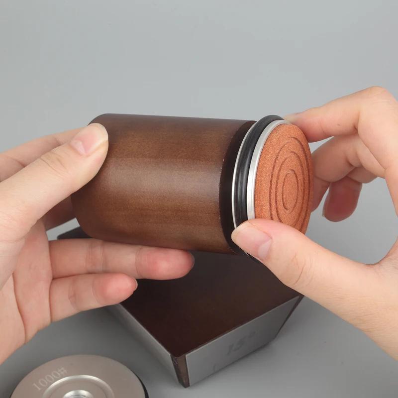 Wooden Knife Sharpener Set 4-Angle Multi-Functional Kitchen Tool