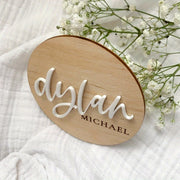 Personalized Wooden Nursery Sign Birth Stats Baby Name Plaque Baby Shower Gift
