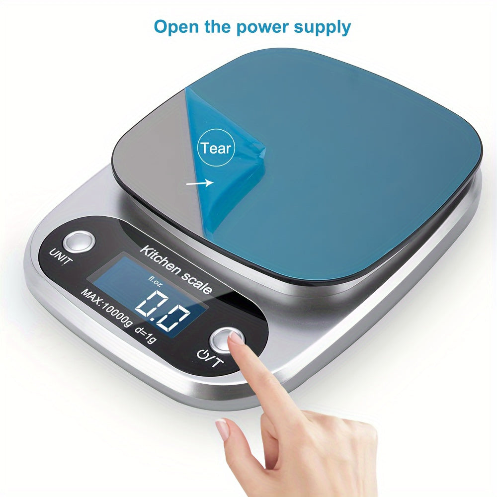 Digital Kitchen Scale 5kg/10kg with LCD Display Auto Shut-Off and Multiple Units