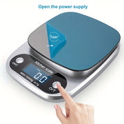 Digital Kitchen Scale 5kg/10kg with LCD Display Auto Shut-Off and Multiple Units