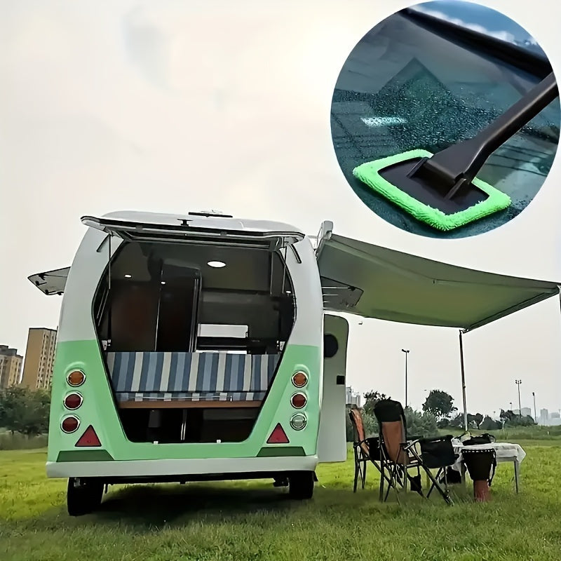 Cepillo de limpieza para parabrisas de coche con almohadillas reutilizables para cristales y ventanas de auto