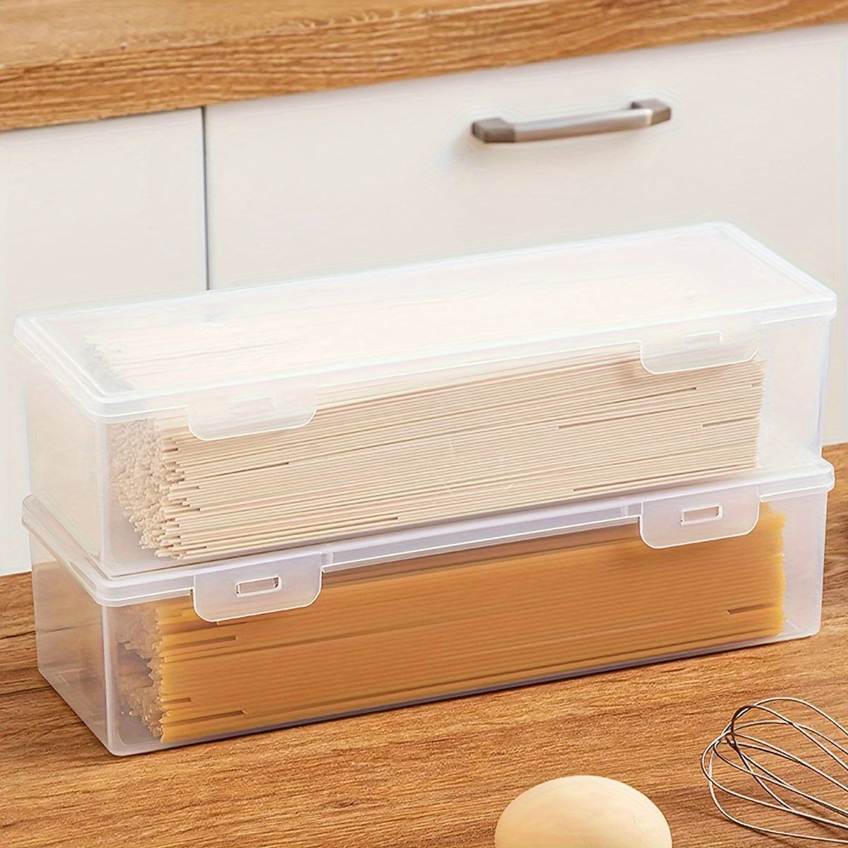 Large Capacity Transparent Plastic Refrigerator Storage Box Food Safe Stackable Organizer
