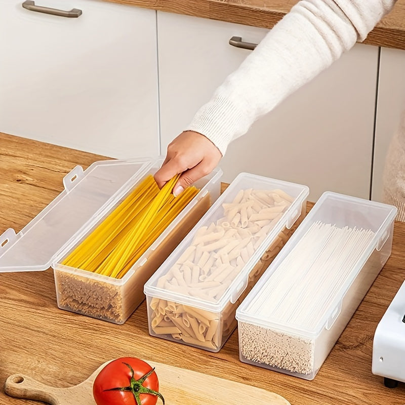 Large Capacity Transparent Plastic Refrigerator Storage Box Food Safe Stackable Organizer