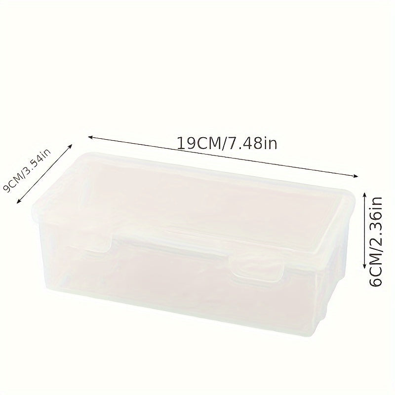 Large Capacity Transparent Plastic Refrigerator Storage Box Food Safe Stackable Organizer