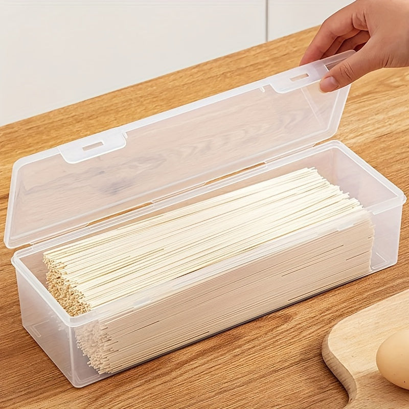 Large Capacity Transparent Plastic Refrigerator Storage Box Food Safe Stackable Organizer