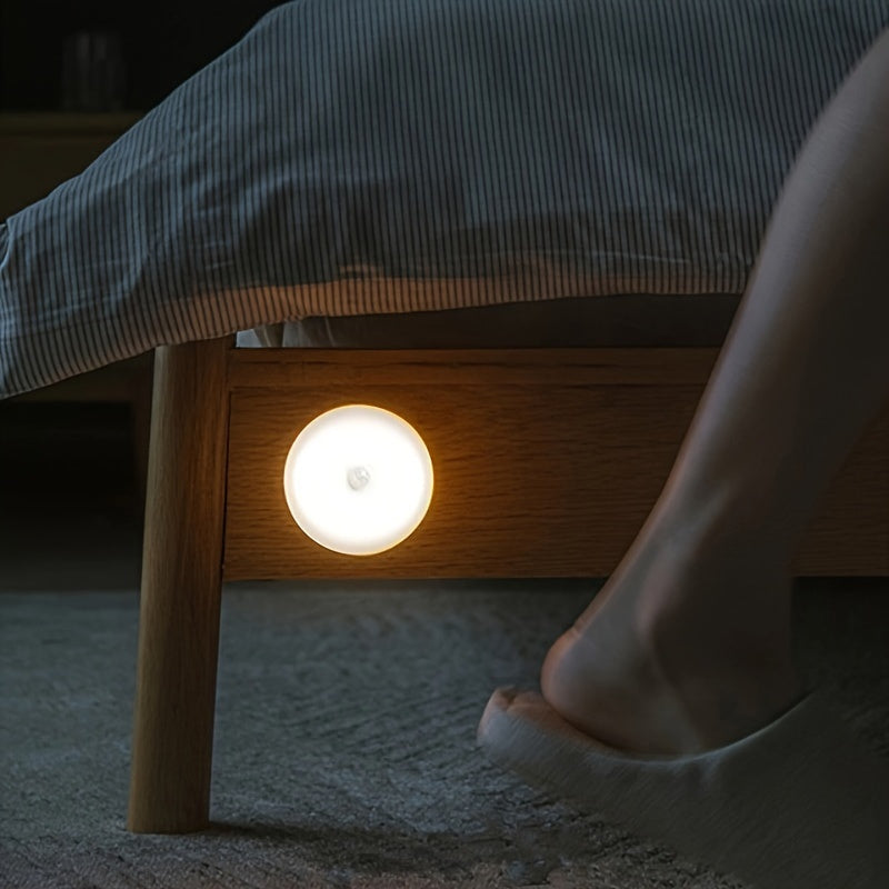 Rechargeable Motion-Activated LED Night Light for Bedroom Stairs Dorms