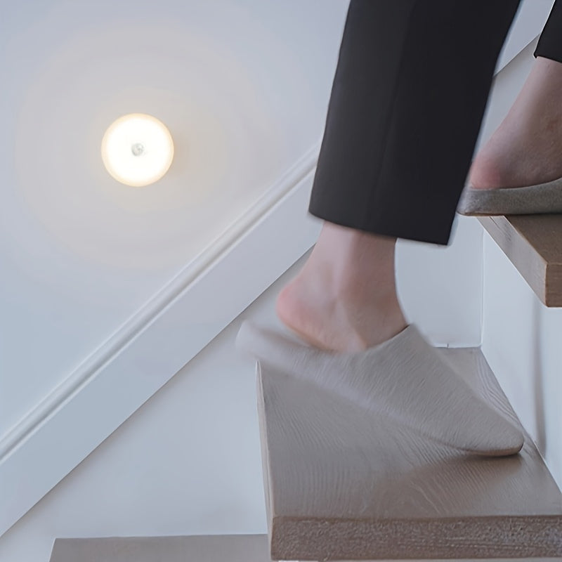 Rechargeable Motion-Activated LED Night Light for Bedroom Stairs Dorms
