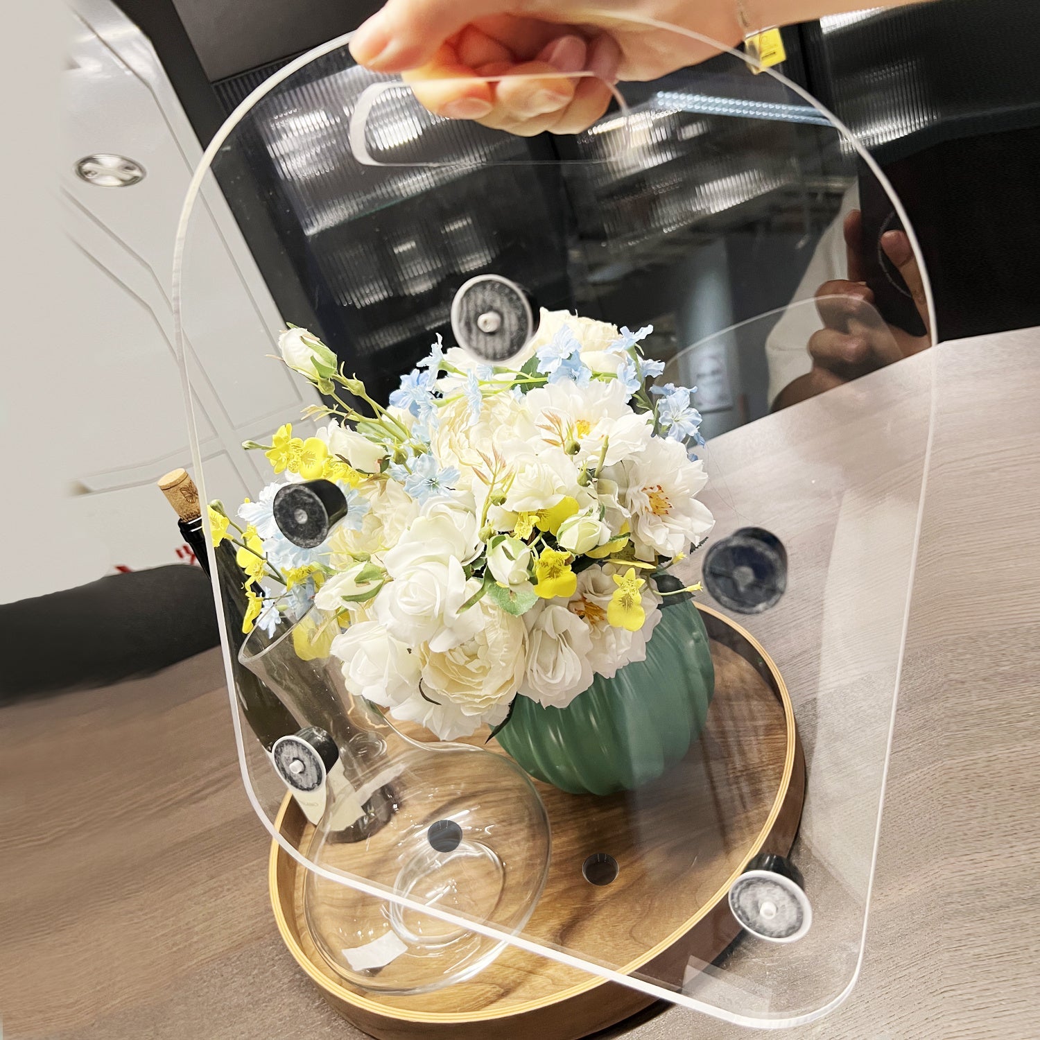 Slip-Resistant Acrylic Kitchen Mat for Thermomix TM6 TM5 0.79cm Thick