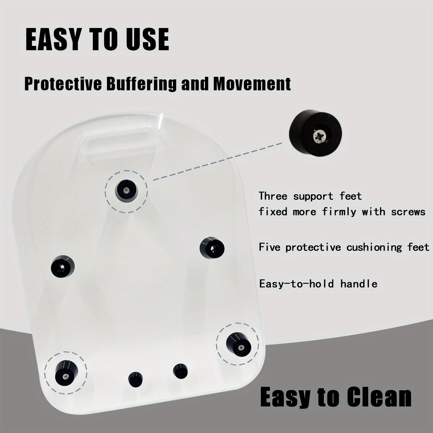 Slip-Resistant Acrylic Kitchen Mat for Thermomix TM6 TM5 0.79cm Thick