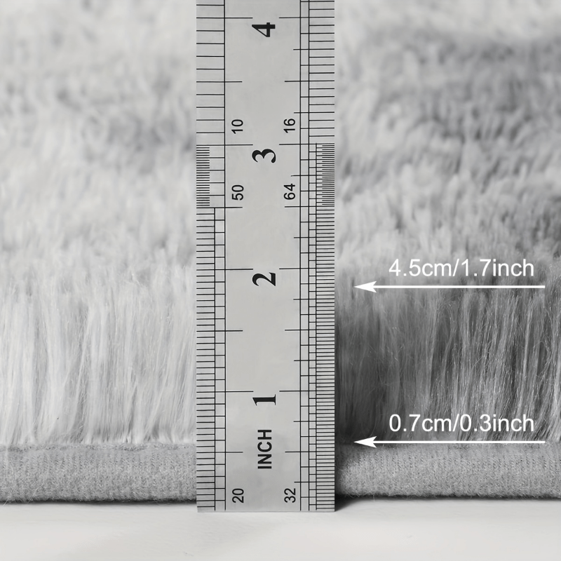 Pink Shaggy Area Rug Soft Non-Slip Absorbent for Bedroom Living Room Play Area