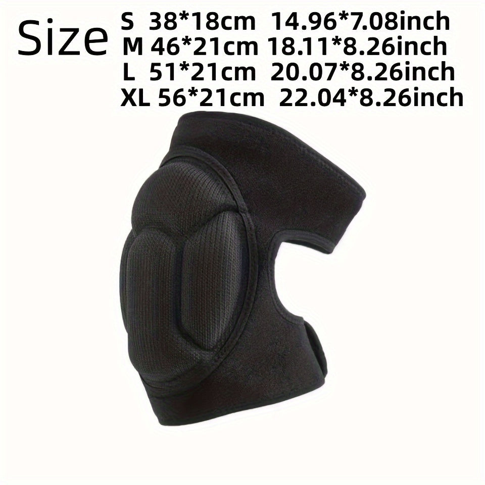 2 Pcs Men's Compression Sports Knee Pads for Skiing Motorcycle Riding