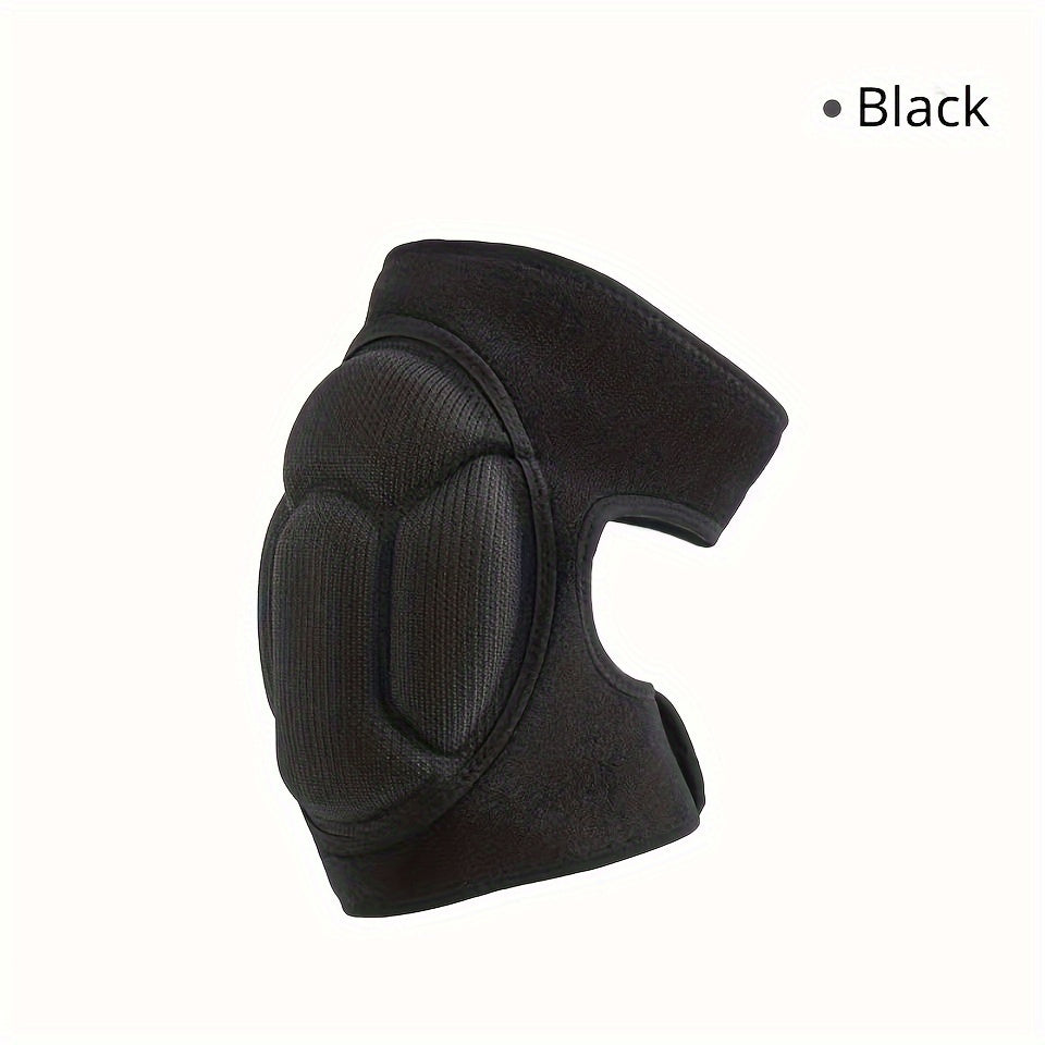 2 Pcs Men's Compression Sports Knee Pads for Skiing Motorcycle Riding